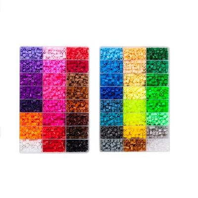 China Educational Preschool Toys Shapes 15 Colors 24 Color 36 Colors 48colors 72 Colors DIY Iron Beads Mini Iron Beads 5mm 2.6mm Hama Fuse Beads Kid for sale