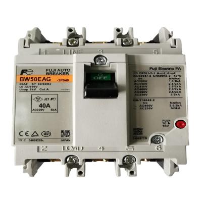 China Hot Selling Original Brand New 32 Amp Circuit Breaker Fuji BW50EAG-3P 40A Plastic Shell Type BW50EAG 3P 40A for sale