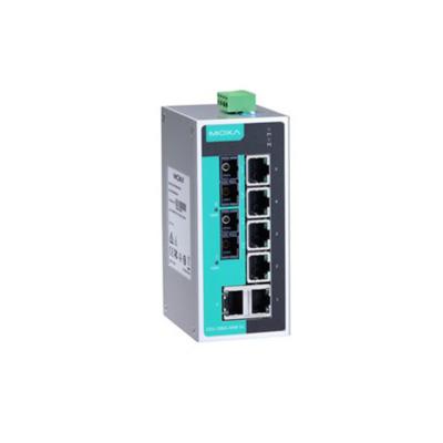 China Industrial Standard Ethernet Way Ethernet Switches Gigabit Ports Optical Electrical Port Switches Fast Switch EDS-208A for sale