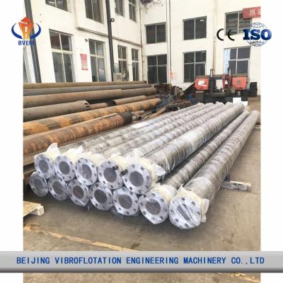 China Accesorios de acero Vibroflot tubo de extensión 5000 mm longitud 22 mm espesor en venta