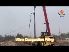industrial sand vibroflot heavy machinery vibro replacement stone columns ground improvement