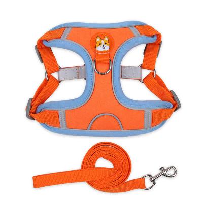 China HONZANPETS Viable Adjustable Pet Oxford Soft Reflective Vest For Large Dogs Easy Control Harness Harnesses Shed Dog for sale