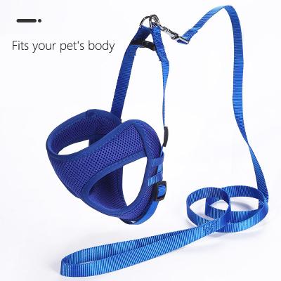 China Dog Back Mesh Undershirt Outdoor Traction Rope Breathable Pet Sustainable Traction Chest for sale