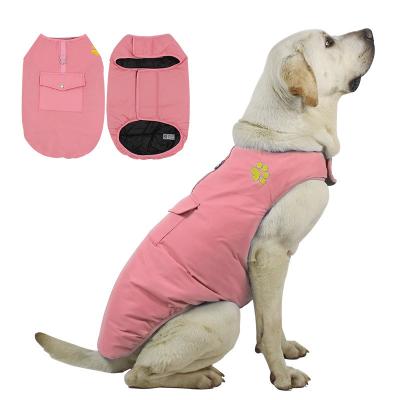 China Double Sided Viable Box Wear Dog Clothes Fall And Winter Pet Coat Clothes With Pocket And Leash Hole For Small Medium And Large Dogs for sale