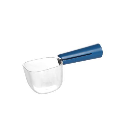 China New Viable Transparent Pet Food Scoop With Scale Grain Spoon Pet Food Scoop for sale