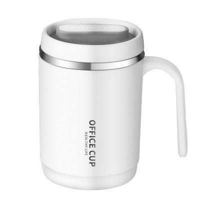 China PORTABLE Travel Mug Restaurant Coffee Mug Stainless Steel Thermos Mug With Handle Portable Thermos Mug Food Grade Mug With Lid for sale