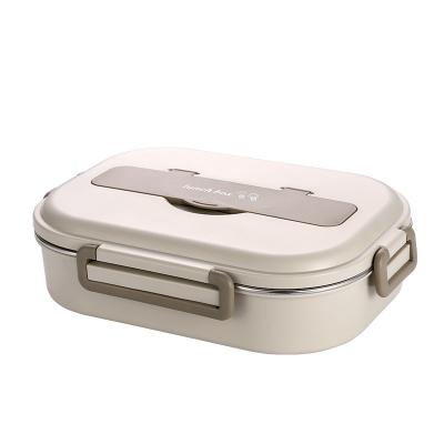 China 316 Stainless Steel Large Capacity Lunch Box Canteen Heatable Insulated Portable Sealed Lunch Box Student Customization for sale