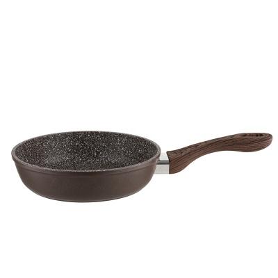 China Europe Induction Bottom Non Brown Stick Coating Marble Frying Pan for sale