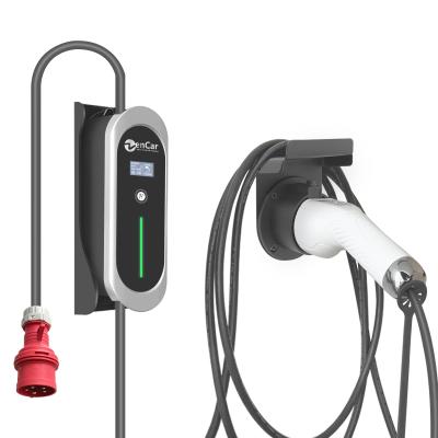 China Level 2 EV Charger Zencar Evse 32A 7.2KW Type - 2 Red ECO Plug EV Car Charger Charging Station EV Charger 32A Type - 2 Red ECO Charging Level 2 EV for sale