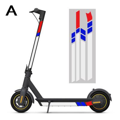 China Reflective Styling Stickers For Scooter Cheap Delivery Cost Reflective Styling Stickers For Maximum Electric Scooter Repair Spare Parts Accessories G30 for sale