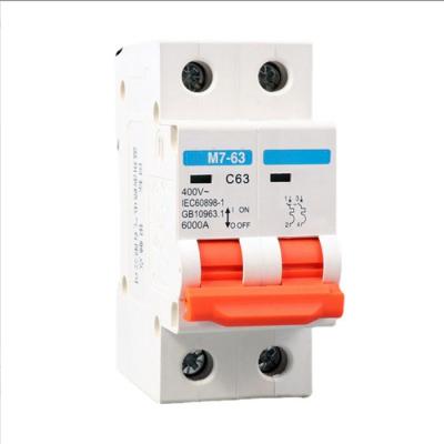 China DZ47-63 2PMini MCB 20A 16A 10A 32A 25A 40A 63A Overload AC MCB Miniature Circuit Breaker for sale