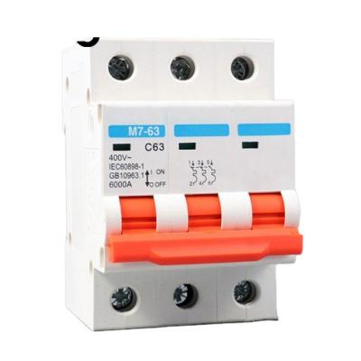 China DZ47-63 3PMini MCB 20A 16A 10A 32A 25A 40A 63A Overload AC MCB Miniature Circuit Breaker for sale