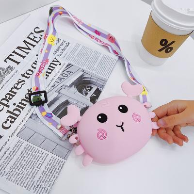 China Fashion Kawaii Handsome Cartoon Handbag Pouch Cute Women Small Wallet Cute Lovely Gift Kawaii Soft Silicone Coin Purse for sale