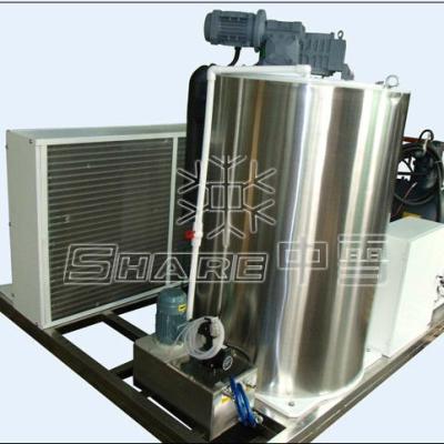 China Commercial Commercial Flake Ice Maker / Flake Ice Machine With PLC Control System for sale