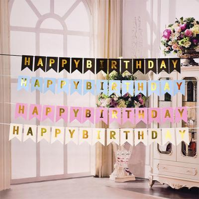 China Brithday Decor Banners /WeedingParty/Birthday Party Favors Banner Happy Birthday Banner Party Decorations for sale