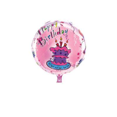 China Hot Selling 18inch Round Birthday Party Decoration Foil Balloon 18inch Spanish Decorative Round Balloon Birthday Party Decoration for sale