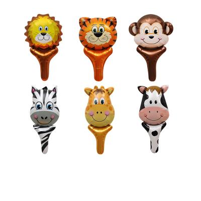 China Mini Festival Party Decoration Eco-friendly Toy Cartoon Animal Shape Aluminum Foil Balloon Main Wholesale for sale