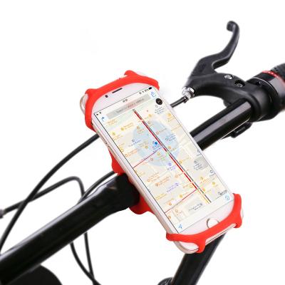 China Free Sample 360 ​​Rotation Silicone Bike Universal Motorcycle Adjustable Handlebar Adjustable Mobile Phone Bicycle Holder Mount for sale