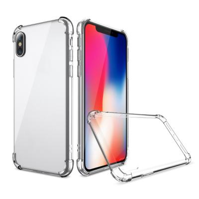 China Mobile Phone For iPhone 11 7 8 X XR Max Case Transparent, Slim Bumper Raised Corner Back Phone Cover For iphone 12 Dustproof Shockproof Case for sale