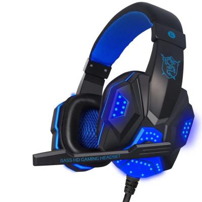 China Stereo Sound Gaming Gamer Earphones Earphone Wired Headsets With MIC LED Light For Computer PC Gamer for sale