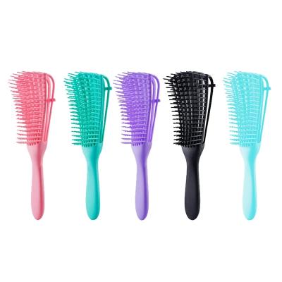 China 4c Wavy/Curly Curly/Coily/Wet/Dry/Oil/Thick Hair Brush Waterproof Massage Hair Detangling Comb Detangler Wet Hair Brush 2a for sale