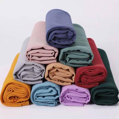 China Wholesale Soft Chiffon Muslim Feeling Women Hijab Simple Chiffon Shawls Scarf 110 Colors And Other Scarves for sale