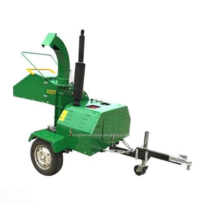 China Farms Diesel Engine 22HP Log Chipper Wood Shredder DWC22 With CE for sale