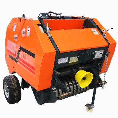 China New Design CE Approved Round Grass Driven Agricultural Tractor Hay Baler Machine With Factory Price for sale