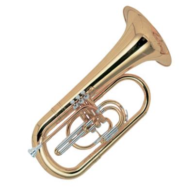 China Gold Lacquer Accept OEM 3 Valve Gold Lacquer Cheap Marching Euphonium JYMEP7321 for sale