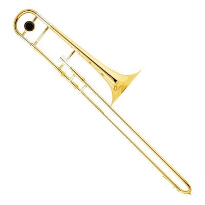 China Gold Lacquer Accept OEM Cheap Bb Key Gold Tenor Trombone JYTB503 for sale