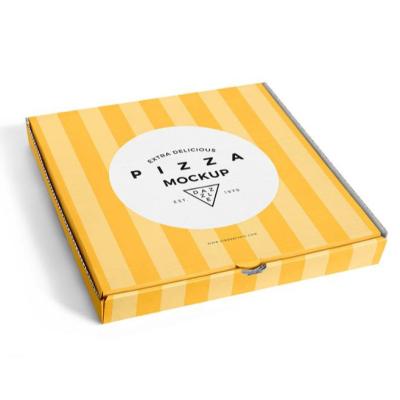 China Custom Made Disposable Take Away Cardboard Pizza Boxes Wholesale for sale