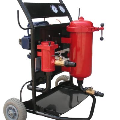 China Building Material Shops Central 50L/min Portable Hydraulic Oil Filter Trolley for sale