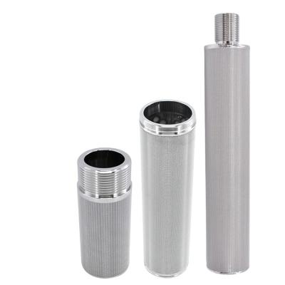 China Building Material Stores Customizable Sintered Stainless Steel Mesh Filter Element for sale