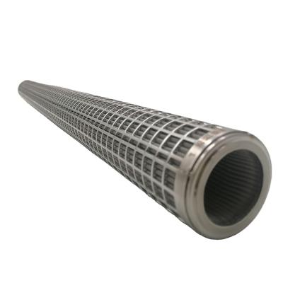 China 5 Micron Pleated Metal Bonding Stainless Steel Candle Filter Element for sale