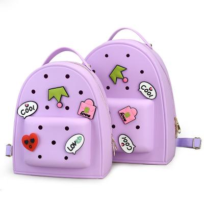 China Mini Purses Child Silicone Jelly Eva School Bags Girls Rubber Waterproof Raincoat Children Backpacking for sale