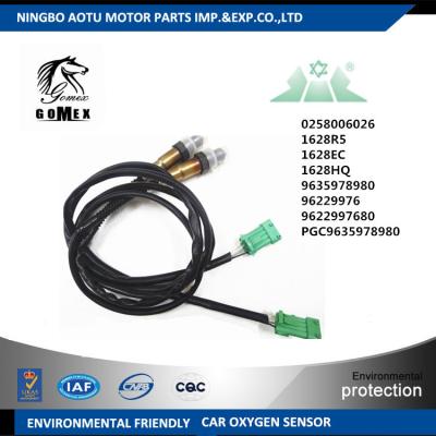 China Car Oxygen Sensor , Automotive O2 Sensor 0258006026 1628HQ 9635978980 96229976 9622997680 PGC9635978980 for sale