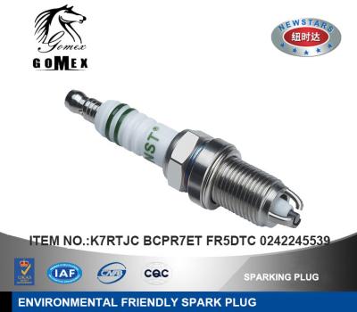 China K7RTJC Car Spark Plugs BCPR7ET FR5DTC 0242245539 for AUDI FIAT VW for sale