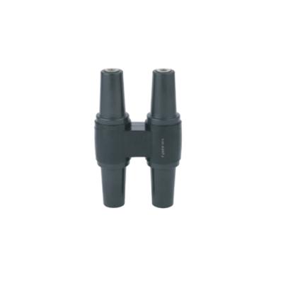 China TC HDJT-12/24KV 630A Deadbreak Type H Junction EPDM High Voltage Cable Connector for sale