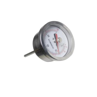 China High Quality Back Type Thermometer Series Industrial Stainless Steel Industial Bimetallic Transformer for sale