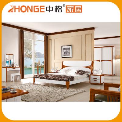 China Eco-friendly Wooden Cheap Price Of Chinese Style Classic Style Beds For Sale for sale