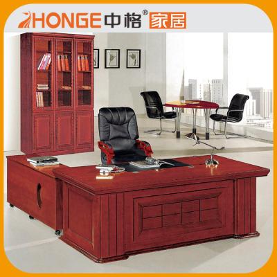 China PANEL Top Decoration Space Saving Antique Post Office Desk With Side Return for sale