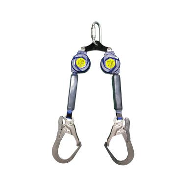 China High Strength Customizable Fall Protection LOGO 1.8m Retractable Type Fall Arrester For Fall Protection for sale