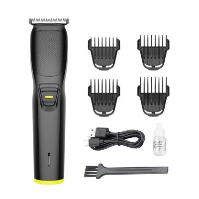 China Unique Design RV Household With Indicator Light T Blade Recharged Electric Hair And Beard Trimmer for sale