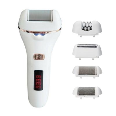 China For Lady High Quality ABS USB Digital Display Rechargeable Epilator Set Lady for sale