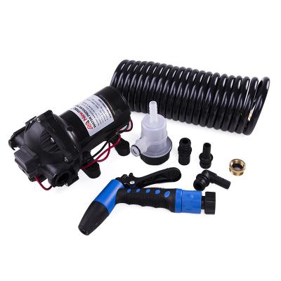 China Marine Newmao 70PSI 20LPM 12V Electric Car Wash Pressure Seal Pump Kit for sale