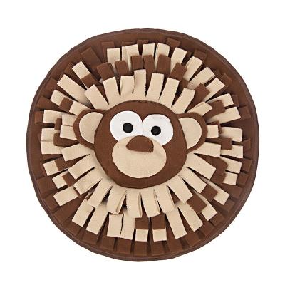 China Viable Single Food Snuff Mat Small Dog Puzzle Slow Forming Mat Dog Accessories Pet Monkey Sniff Mat for sale