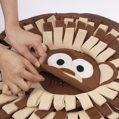 China Viable Hot Selling Monkey Sniffing Mat Snuff Mat Food Small Dog Puzzle Slow Forming Mat Dog Accessories Pets Dogs for sale