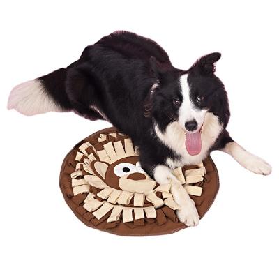 China Sustainable Monkey Sniffing Mat Snuff Mat Small Dog Puzzle Slow Food Training Mat Dog Accessories for sale