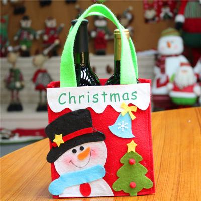 China Festival Decoration for Christmas Gifts Grocery Bag Storage Dispenser Portable Christmas Party Festive Gift Bags for Christmas Storage Bag for sale