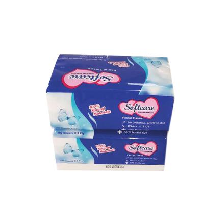 China Pouch /3Ply Facial Tissue Tissue Paper Facial Tissue Soft Pack Facial Tissue for sale